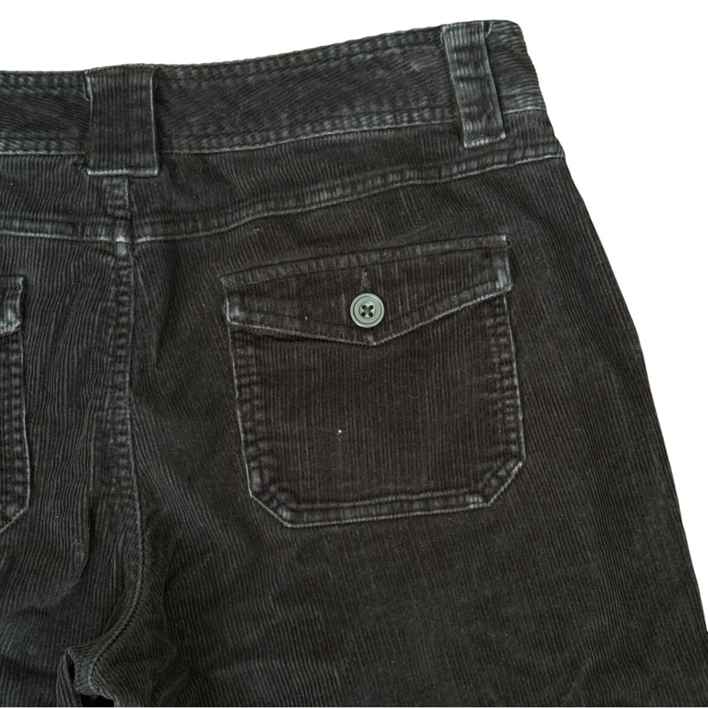 Women's Columbia Corduroy Pants Straight Leg Cargo Stretch Cotton Faded Black 10 - Picture 9 of 10